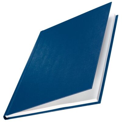 Bindemappen impressBIND Hard Cover A4, blau, Rücken: 10,5 mm, Karton mit Überzug in Leinenoptik, Fassungsvermögen: 105 Blatt, Inhalt: 10 Stück