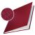 Bindemappen impressBIND Hard Cover A4, rot, Rücken: 10,5 mm, Karton mit Überzug in Leinenoptik, Fassungsvermögen: 105 Blatt, Inhalt: 10 Stück