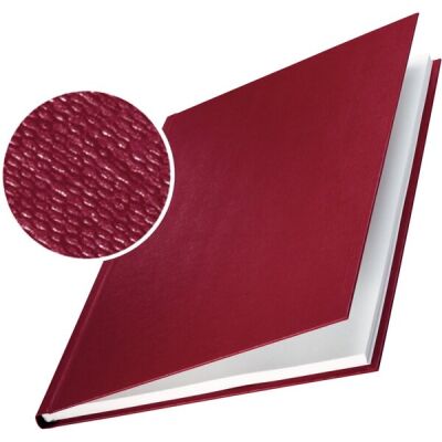 Bindemappen impressBIND Hard Cover A4, rot, Rücken: 14,0 mm, Karton mit Überzug in Leinenoptik, Fassungsvermögen: 140 Blatt, Inhalt: 10 Stück
