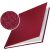 Bindemappen impressBIND Hard Cover A4, rot, Rücken: 14,0 mm, Karton mit Überzug in Leinenoptik, Fassungsvermögen: 140 Blatt, Inhalt: 10 Stück