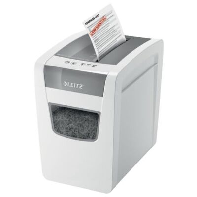 Aktenvernichter IQ Home Office Slim, Sicherheitsstufe P4, Schnittbreite: 4 x 28 mm, Schnittleistung: 10 Blatt, Schnittgut: Papier, Heft- und Büroklammern
