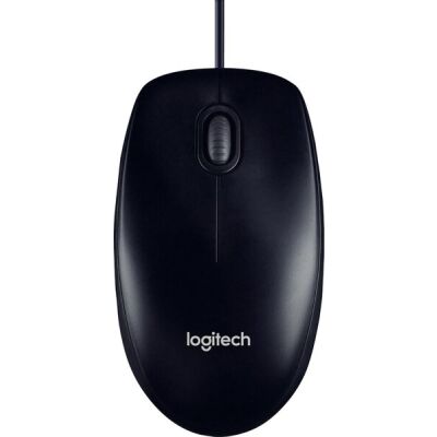 Kabelgebundene Mouse M90 schwarz, USB-Anschluss, für Rechts- und