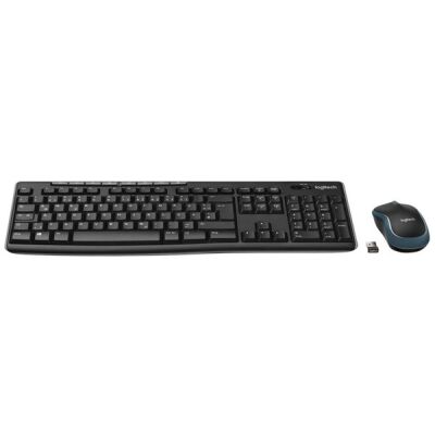 Logitech MK270 Tastatur und Maus im Set, schnurlos, schwarz