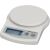 Briefwaage MAULalpha, weiß, Tragkraft 2000 g,  Wiegefläche Ø 120 mm, Maße: 188 x 137 x 36 mm, Teilung 1g