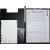 Klemm-Mappe A4, mit Deckel und Innentasche, Klemmweite 8mm, Platte aus Karton mit Folienüberzug, Farbe: schwarz