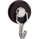 Karussel-Haken-Magnet, Ø: 35mm, schwarz/silber,...