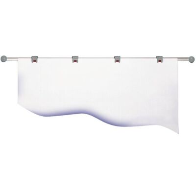 Planhalter Wandschiene Alu gr mit 4 verschiebb. Rollen-Klemmboys