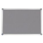 Pinnboard 2000 MAULpro, 60 x 90 cm, grau, Textil