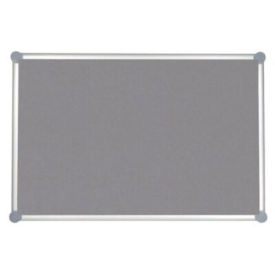 Pinnboard 2000 MAULpro, 90 x 120 cm, grau, Textil