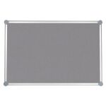 Pinnboard 2000 MAULpro, 90 x 120 cm, grau, Textil