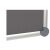 Pinnboard 2000 MAULpro, 90 x 180 cm, grau, Textil