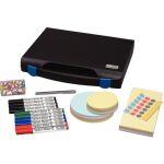 Moderatorenkoffer Kunststoff, Grundausstattung für...