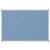 Pinnboard Standard, Textiltafel, 90 x 120 cm, hellblau, Alurahmen, Ecken grau