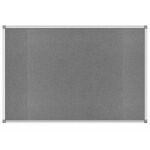 Pinnboard Standard, Textiltafel, 90 x 120 cm, grau,...