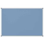 Pinnboard Standard, Textiltafel, 90 x 180 cm, hellblau,...