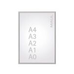 Klapprahmen MAULstandard, DIN A1, aluminium, 87,2 x 63 x...