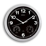 Wanduhr MAULdrive, 30RC, Funkuhr, silber, Ø 30 cm,...