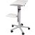 Beamertisch MAULpro, grau, inkl. 3-fach Schuko-Steckdose, 230 V, und rotem Kabel (Signalfarbe)