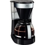 Kaffeemaschine Easy Top II schwarz, Glaskanne für...