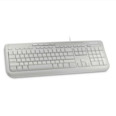 Tastatur 600 kabelgebunden, beige, mit 5 Sondertasten, kompatibel mit Windows