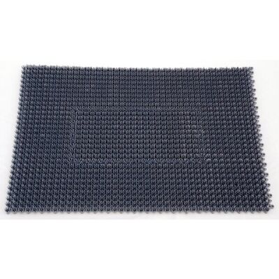 Schmutzfangmatte Eazycare Turf dunkelgrau, 57 x 86 cm, Material: Rexycling Kunststoff PE für den Innen- und Außenbereich
