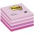 Haftnotiz Note Würfel, 76 x 76 mm, Würfel à 450 Blatt, pastellrosa, wassermelonenrot, mohnrot, ultrapink, weiß