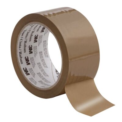 Packband Tartan 66 m x 50 mm, braun, PP, 25 my