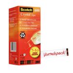 Klebefilm Scotch® Crystal 19mmx33m kristallklar u....