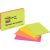 Haftnotiz Super Sticky Meeting Note, 101 x 152 mm, 4 x 45 Blatt, 4 Block, limonengrün, ultragelb, vitalorange, powerpink