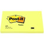 Haftnotiz Note, 127 x 76 mm, 1 x 100 Blatt, 1 Block, gelb