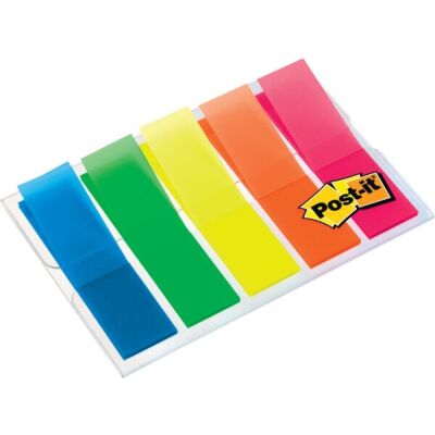 Post-it Index Markiersteifen trans- parent farbig im Etui