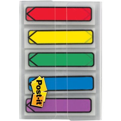 Post-it Index Haftstreifen Pfeile 11,9x43,2mm je Farbe 20 Streifen