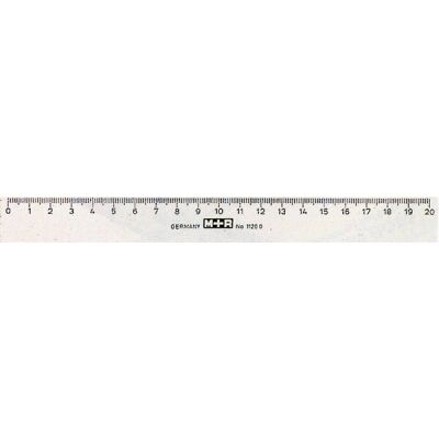 Lineal PS 20cm transparent