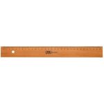 Lineal 16 cm Buchenholz braun, naturbelassen, mit...