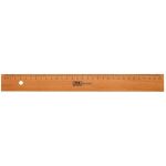 Lineal 16 cm Buchenholz braun, naturbelassen, mit...