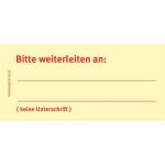 Haftnotizen 75 x 35 mm, gelb Bitte weiterleiten an..