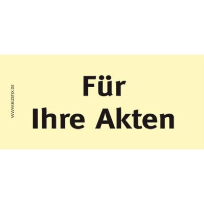 Haftnotizen 75 x 35 mm, gelb Für Ihre Akten