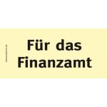 Haftnotizen 75 x 35 mm, gelb Für das Finanzamt