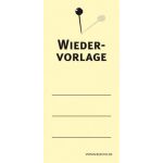 Haftnotizen 75 x 35 mm, gelb Wiedervorlage