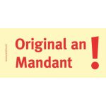 Haftnotizen 75 x 35 mm, gelb Original an Mandant