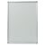 Plakatrahmen 70x100cm silber wetterfest, blendfreie PVC-Abdeckung