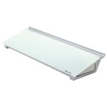 Glas Desktop Whiteboard Pad, weiß, Sicherheitsglas,...