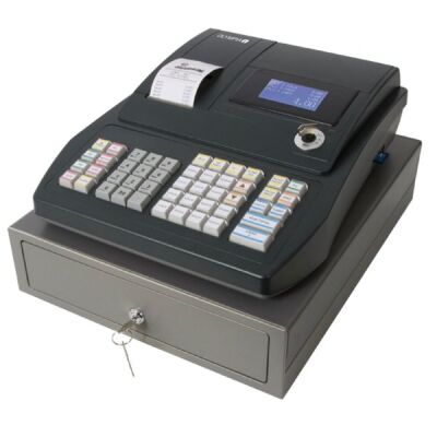 Kasse CM 941 TSE-HUB, 3 Schein-, 8 Münz-Fächer, für Handel und Gastro, 100 Warengruppen, 30 Bediener, anthrazit