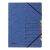 Pagna Eckspann-Ordnungsmappe Easy, 7 Fächer, blau, farbige Taben, Beschriftung: 1-7 zusätzlich Beschriftungslinien, Eckspannverschluss