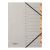 Pagna Eckspann-Ordnungsmappe Easy Grey, 12 Fächer, grau, orange Taben, Beschriftung: 1-12 zusätzlich Beschriftungslinien, Eckspannverschluss