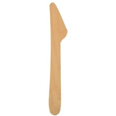Messer pure, Holz, Länge: 16,5 cm, 100 Stück