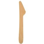 Messer pure, Holz, Länge: 16,5 cm, 100 Stück