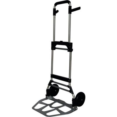 Handkarre klappbar, Alu, max. 120 kg belastbar, 2 Rollen, inkl. Gummiband