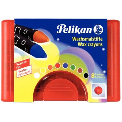 Pelikan Wachsmalstifte 665/8WF 8 dicke, runde Stifte