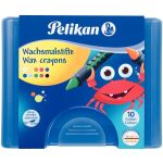Pelikan Wachsmalstifte 655/10 10 runde Stifte mit...